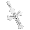 CRP27 - Silver High Polished Cross Pendant