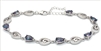 CZBR002 - Sterling Silver CZ Bracelet