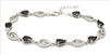 CZBR004 - Sterling Silver CZ Bracelet