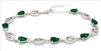 CZBR005 - Sterling Silver CZ Bracelet