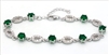 CZBR012 - Sterling Silver CZ Bracelet