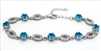 CZBR016 - Sterling Silver CZ Bracelet