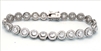 CZBR018 - Sterling Silver CZ Bracelet