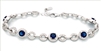 CZBR029 - Sterling Silver CZ Bracelet