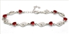 CZBR032 - Sterling Silver CZ Bracelet