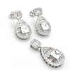 CZSS1024 Sterling Silver Squared CZ Sets
