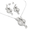 CZSS1037 Sterling Silver Cats CZ Sets