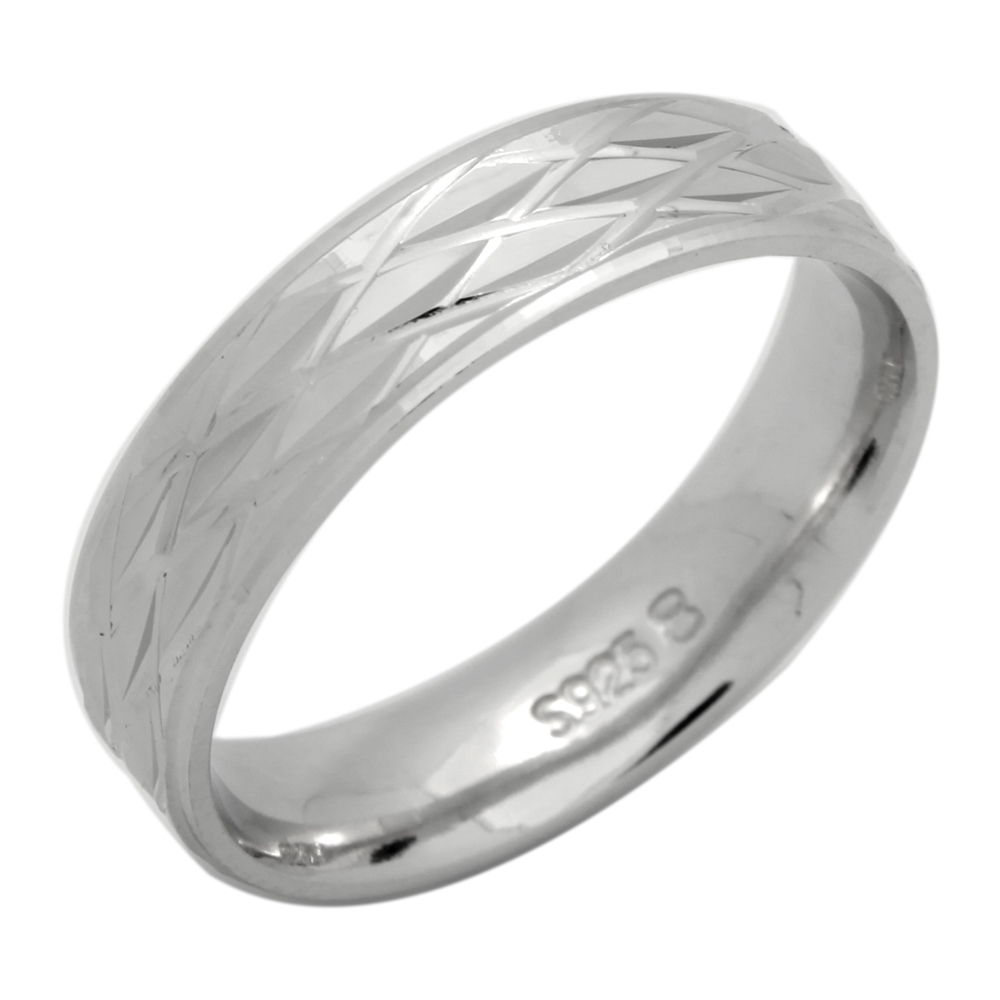 DCBR101 - Silver DC Band Ring