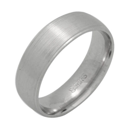 DCBR107 - Silver DC Band Ring