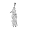 DCP1007 Silver Regular DC Santa Muerte Pendant 60mm