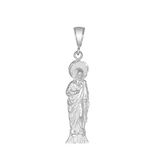 DCP1012 Silver Regular DC San Judas Pendant 45mm