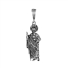 DCP1015 Silver Oxidize San Judas Pendant 35mm