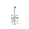 DCP1024 Silver DC Caravaca Cross Pendant 30mm