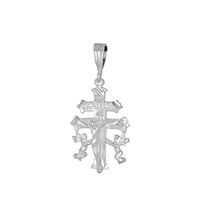 DCP1024 Silver DC Caravaca Cross Pendant 30mm