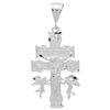 DCP1028 Silver DC Caravaca Cross Pendant 55mm