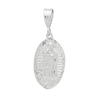 DCP1030 Silver Guadalupe Pendant 29mm