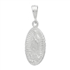 DCP1031 Silver Guadalupe Pendant 38mm