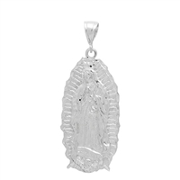 DCP1035 Silver Guadalupe Pendant 65mm