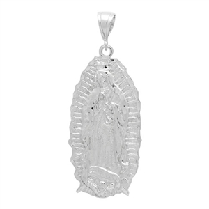 DCP1036 Silver Guadalupe Pendant75mm