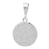 DCP1040 Silver DC Aztec Calendar Pendant 24mm