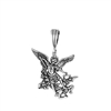 DCP1053 Silver Oxidize San Miguel Pendant 28mm