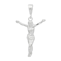 DCP1059 Silver DC Jesus Pendant 32mm