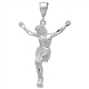 DCP1060 Silver DC Jesus Pendant 45mm