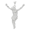 DCP1062 Silver DC Jesus Pendant 80mm