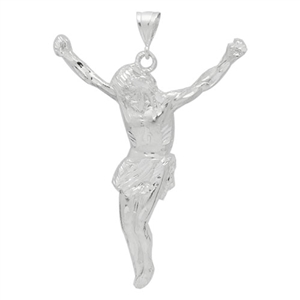 DCP1062 Silver DC Jesus Pendant 80mm