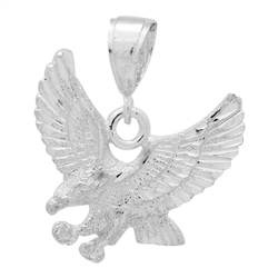 DCP1080 Silver DC Eagle Pendant 30mm