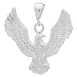 DCP1085 Silver DC Eagle Pendant 45mm