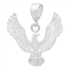 DCP1086 Silver DC Eagle Pendant 35mm