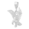 DCP1087 Silver DC Eagle Pendant 24mm