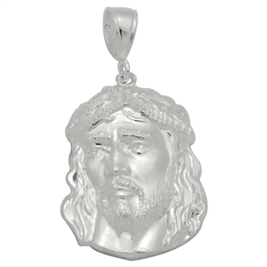 DCP1095 Silver DC Jesus Face 34mm