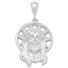 DCP1096 Silver DC Jesus Face 35mm