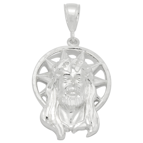 DCP1096 Silver DC Jesus Face 35mm