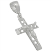 DCP1099 Silver DC Cross Pendant 33mmx21mm