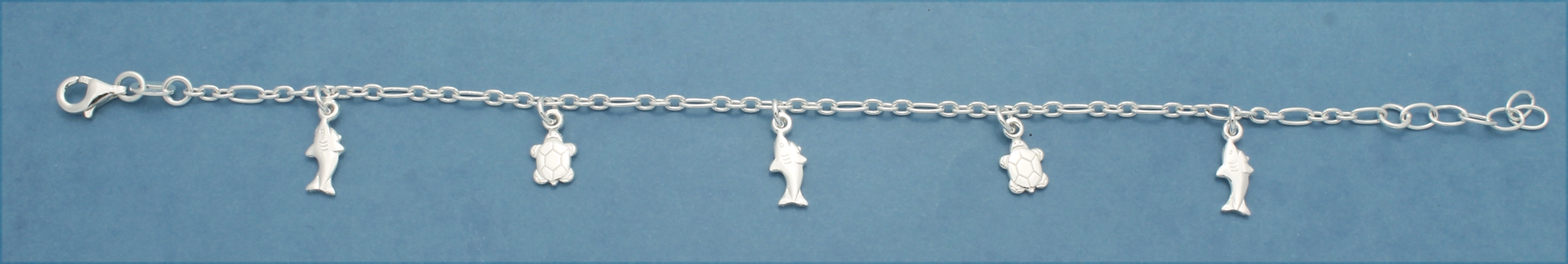 DJ76739B/4 Silver Charm Bracelet