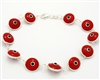 EEB03- Sterling Silver Evil Eye Bracelet