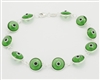 EEB08- Sterling Silver Evil Eye Bracelet