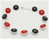 EEB09- Sterling Silver Evil Eye Bracelet