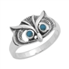 M-R1011-BT Silver Blue Turquoise Ring