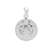 MI-P1003 Silver San Benito Pendant 18mm