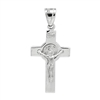 MI-P1008 Silver San Benito Cross Pendant 35mm