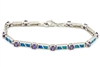 OPBR1033 - Silver Opal Bracelet