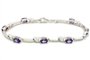 OPBR1052 - Silver Opal Bracelet