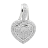 PCZ1038 - Silver CZ Small Heart Pendant