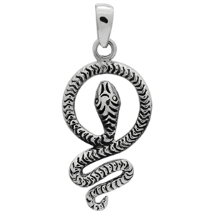 PHP1009 - Silver Snake Pendant