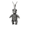 PHP1045- Sterling Silver Movable Bear Pendant