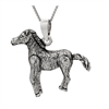 PHP1051- Sterling Silver Movable Horse Pendant